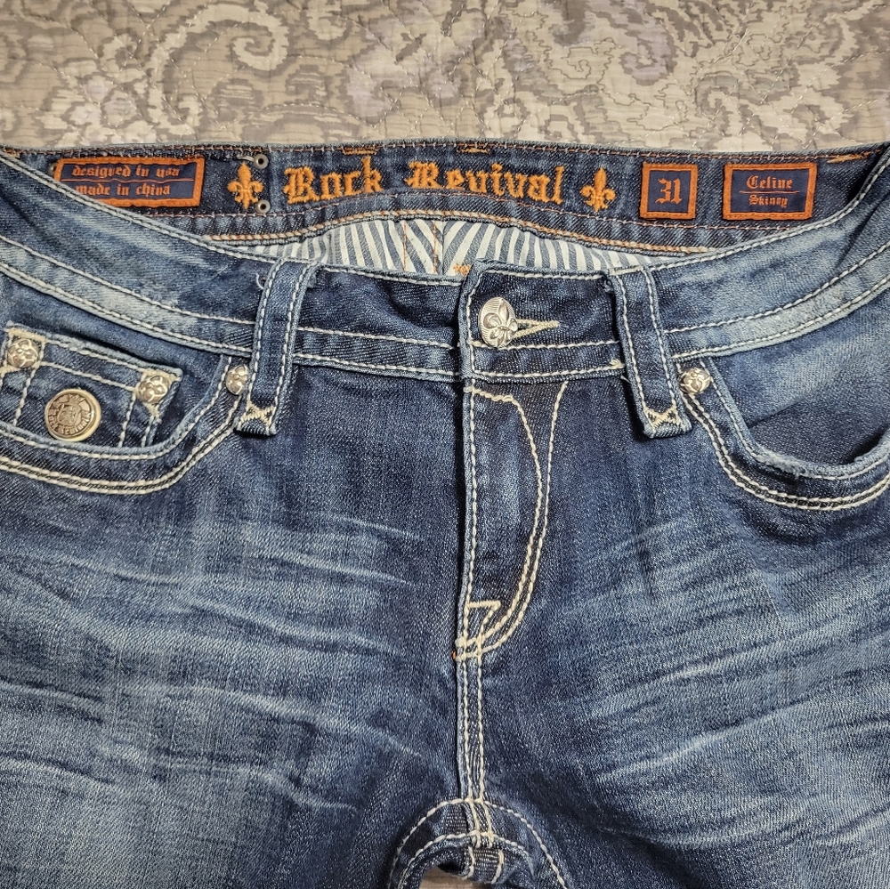 Rock Revival Size 31 Blue Jeans